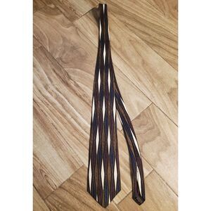 Jean-Paul Germain Men's Necktie Geometric Print Multicolor Designer Style Preppy